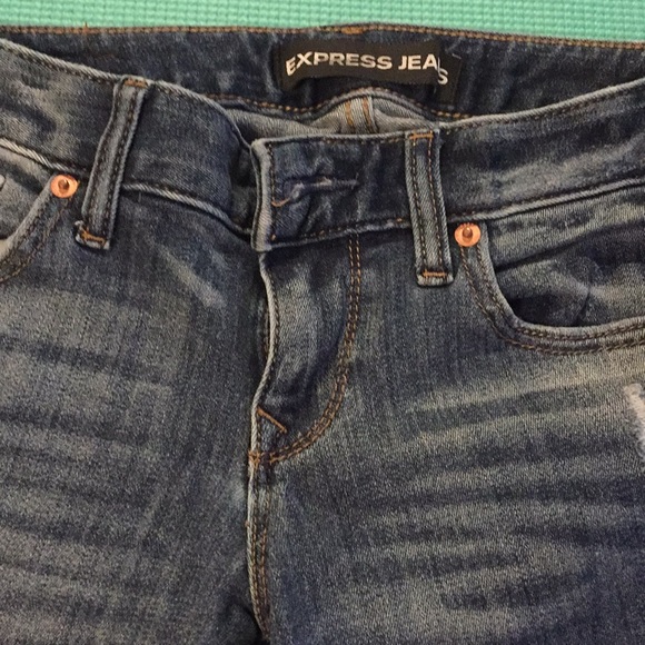 Express Jeans Stella Low Rise Skinny Pant leggings - Picture 3 of 7